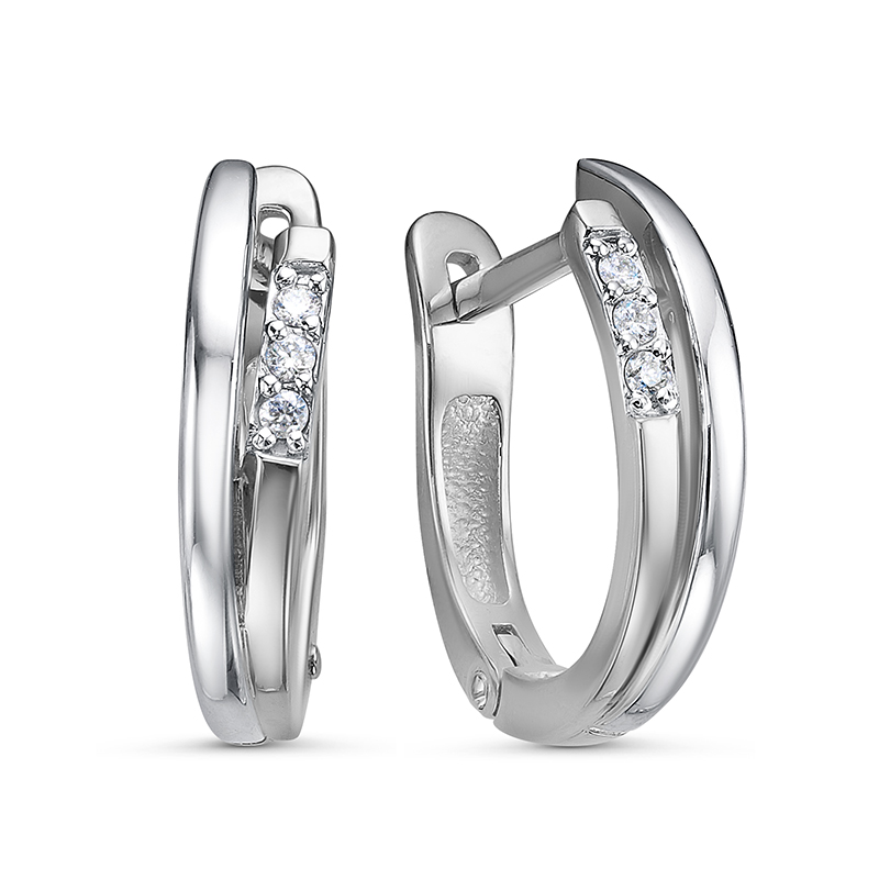 Серьги из золота БР122173б