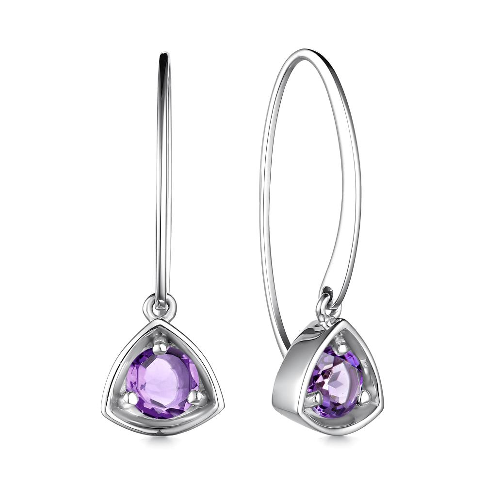 Серьги из серебра 02-351300АМ-00