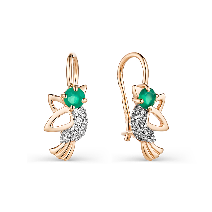 Серьги из серебра 2-693_