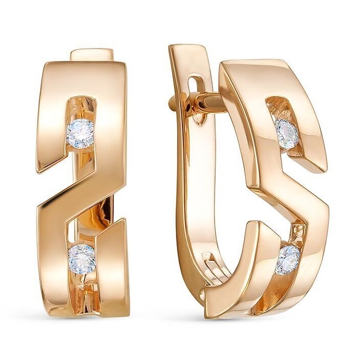 Серьги из золота 2-738-10