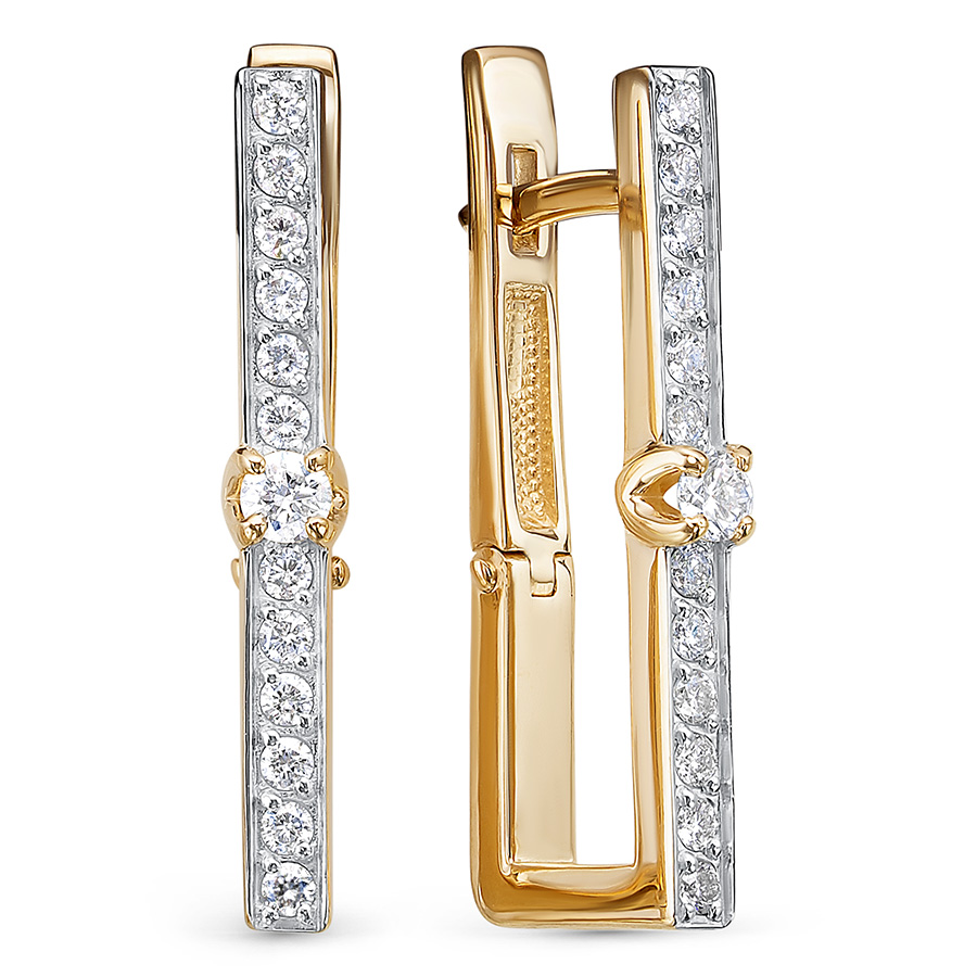 Серьги из золота 02-3969