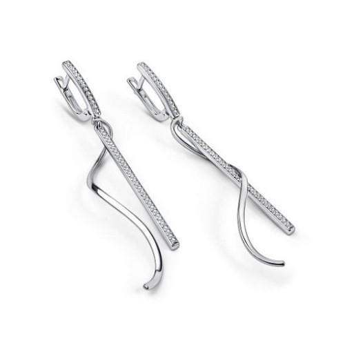 Серьги из серебра 02-5552/00КЦ-00