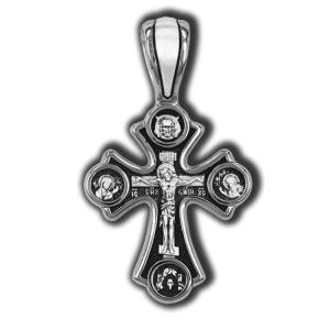 Крест из серебра 473-18100