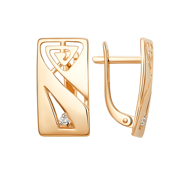 Серьги из золота 014882-1102