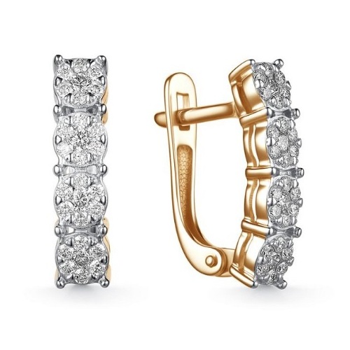 Серьги из золота С.916-0120