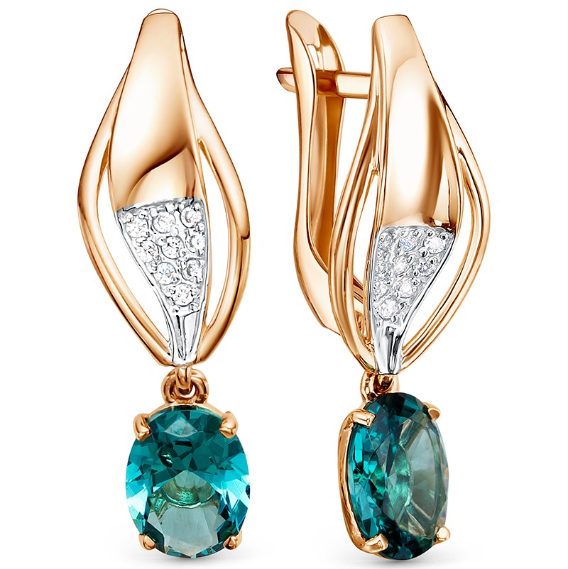 Серьги из золота 200-1663_am-103