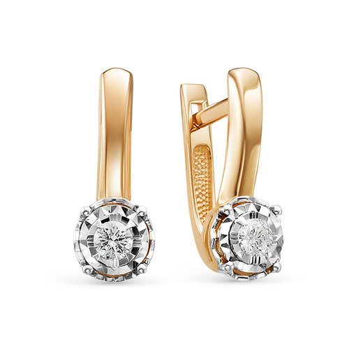 Серьги из золота БР121742