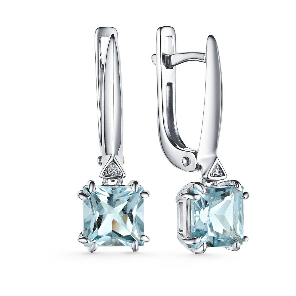 Серьги из серебра 02-3466/БРТБ-00