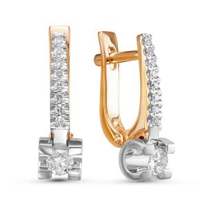 Серьги из золота 2-351-10