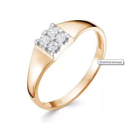 Кольцо из золота 1-798-10