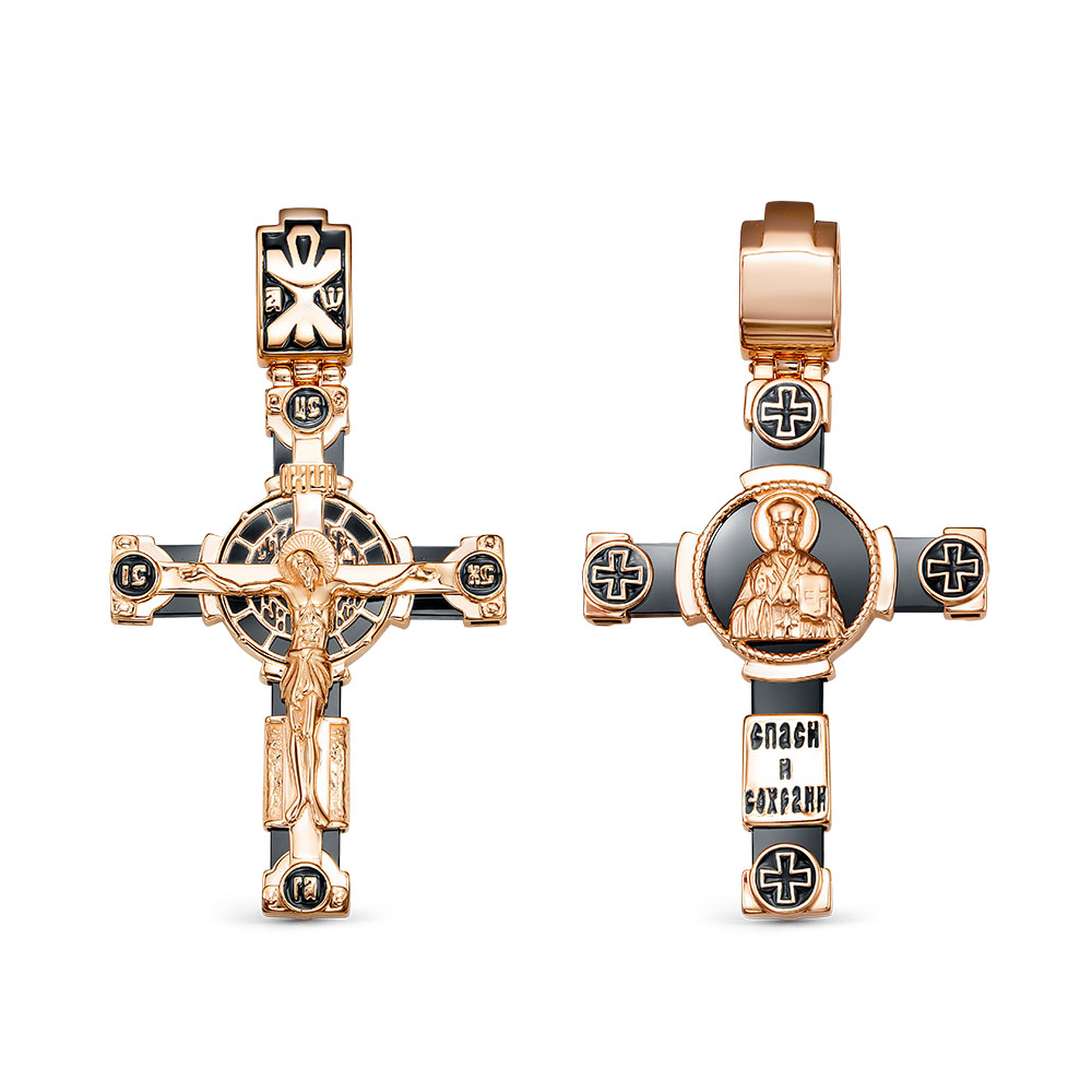 Крест из золота 080043