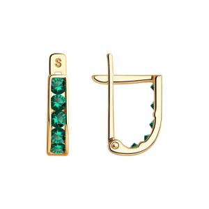 Серьги из золота 021866