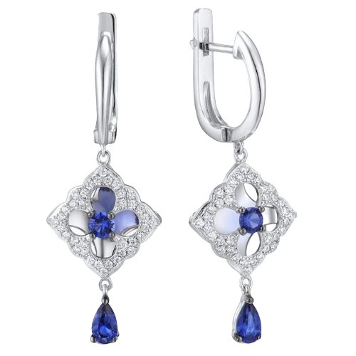 Серьги из серебра 115379