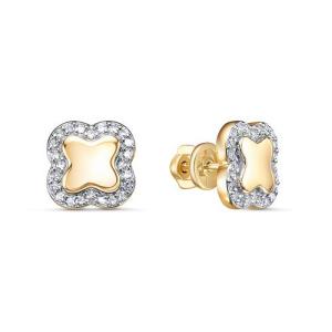 Серьги из золота БР152134л