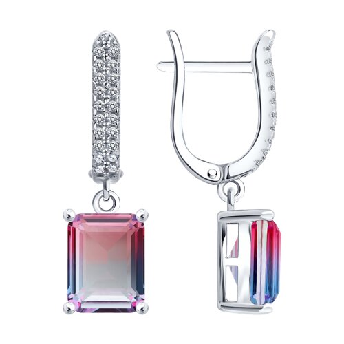 Серьги из серебра 94026308-91