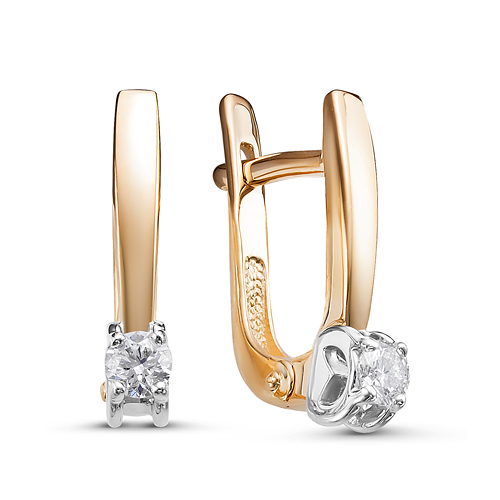 Серьги из золота 02-3387