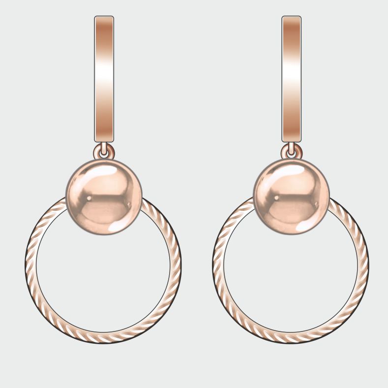 Серьги из золота 120925