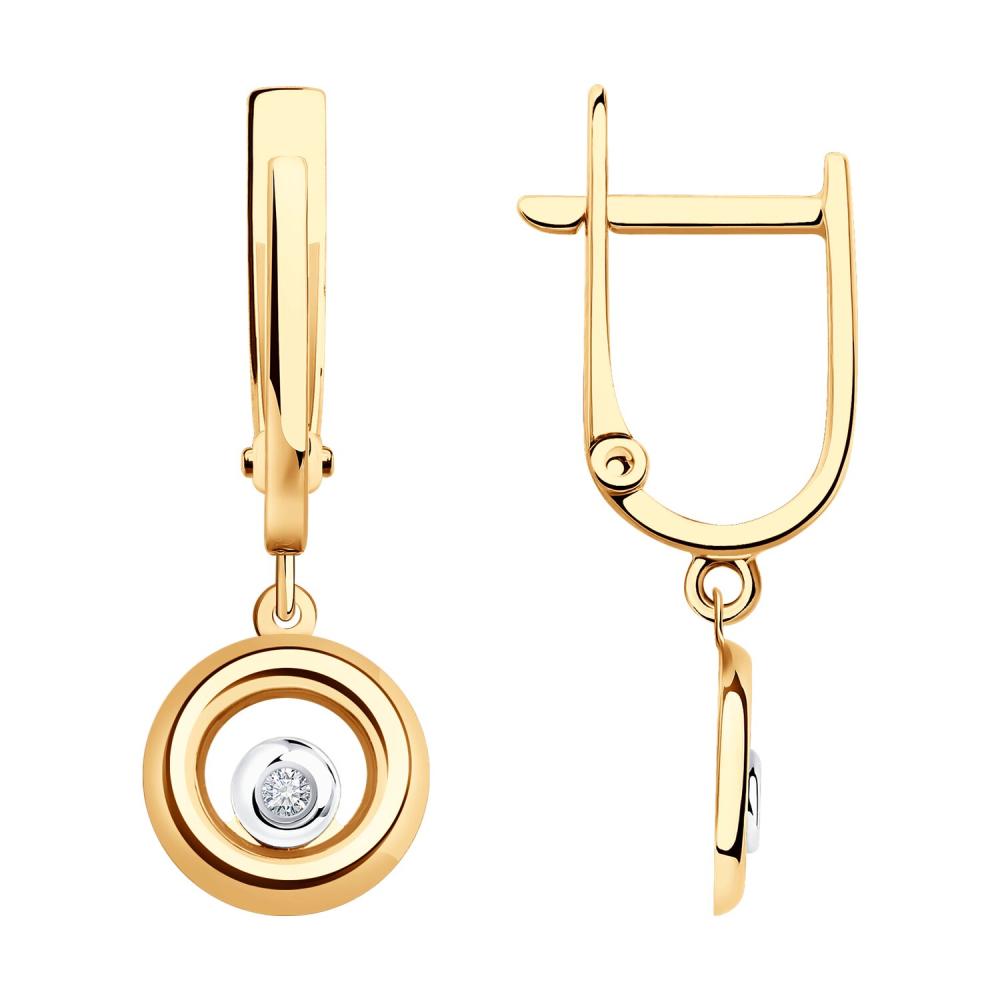 Серьги из золота 51-221-01539-1