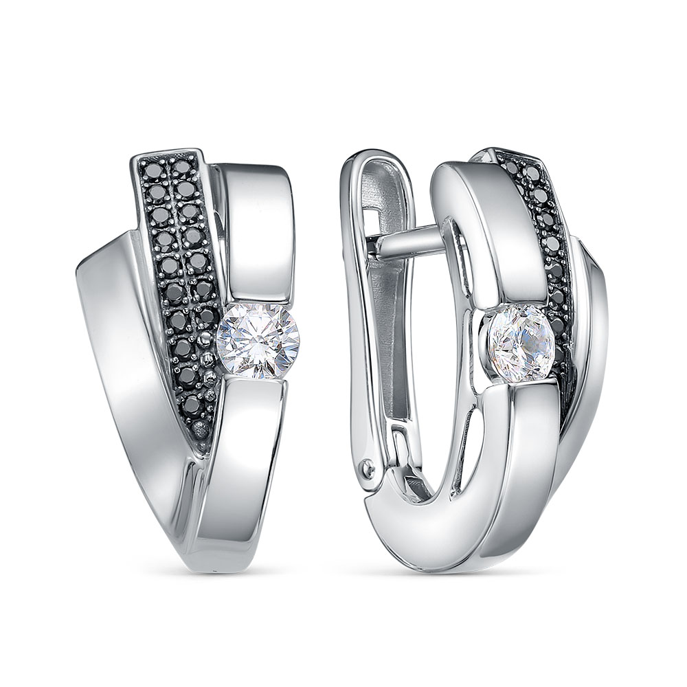 Серьги из серебра с121011 ч