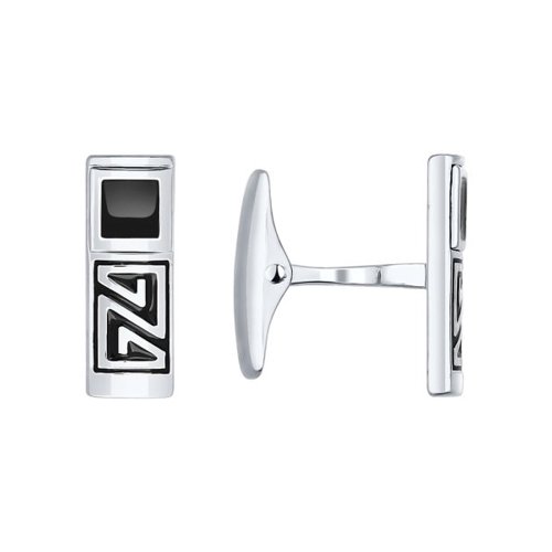 Запонки из серебра 94160009