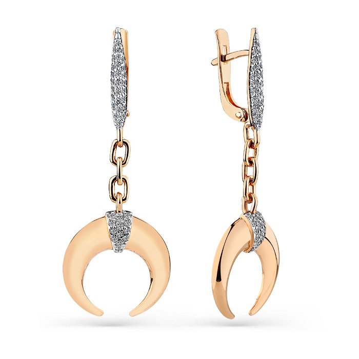 Серьги из золота 2-108512-00-00