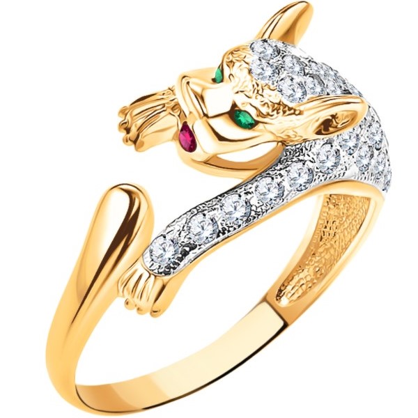 Кольцо из золота 1300