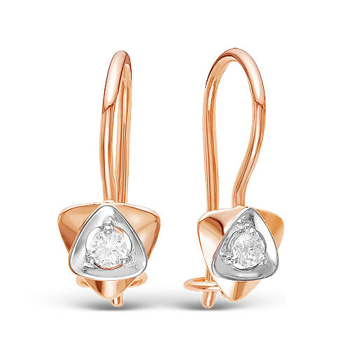 Серьги из золота 121-1490_f-201