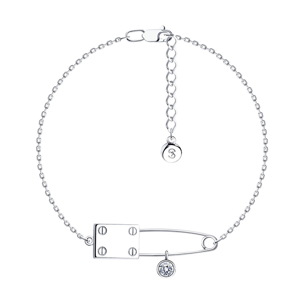 Браслет из серебра 94050890