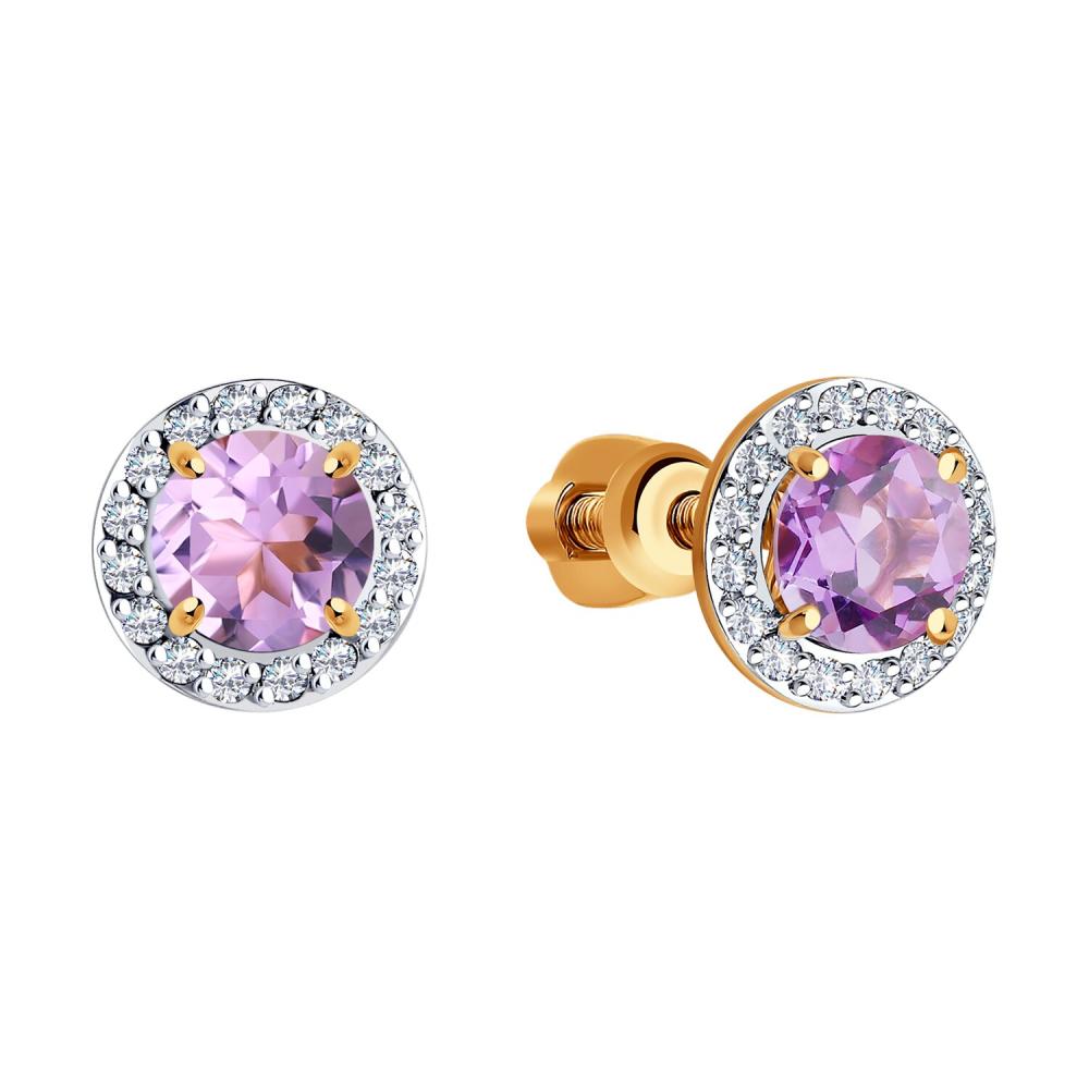 Серьги из золота 728119
