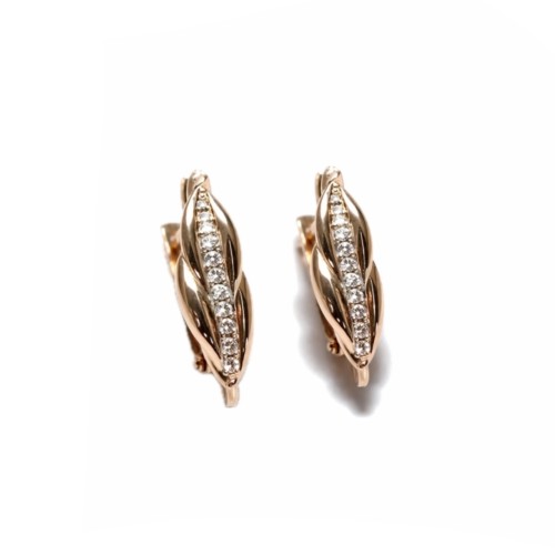 Серьги из золота ДК-125_f-201