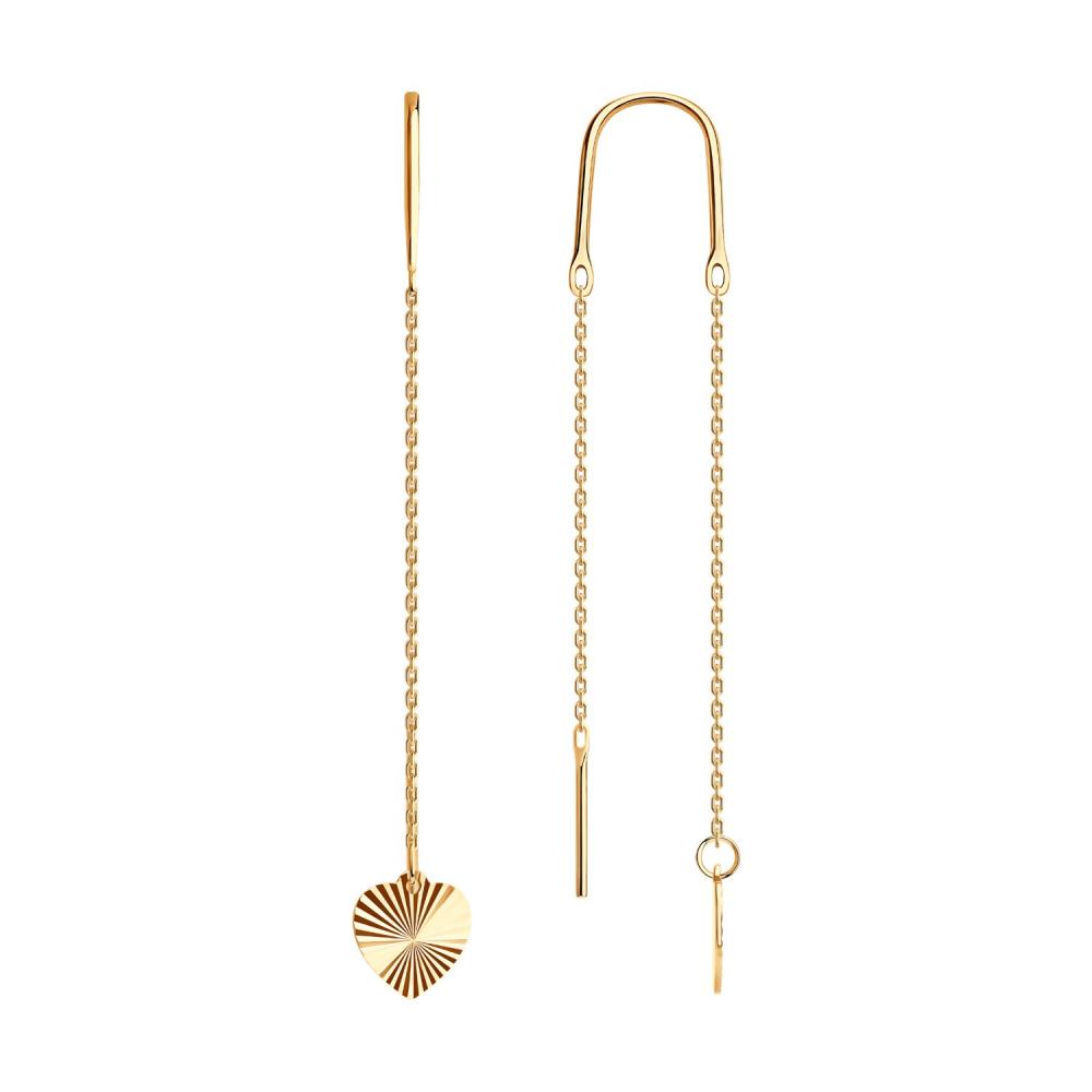 Серьги из золота 51-123-02878-1