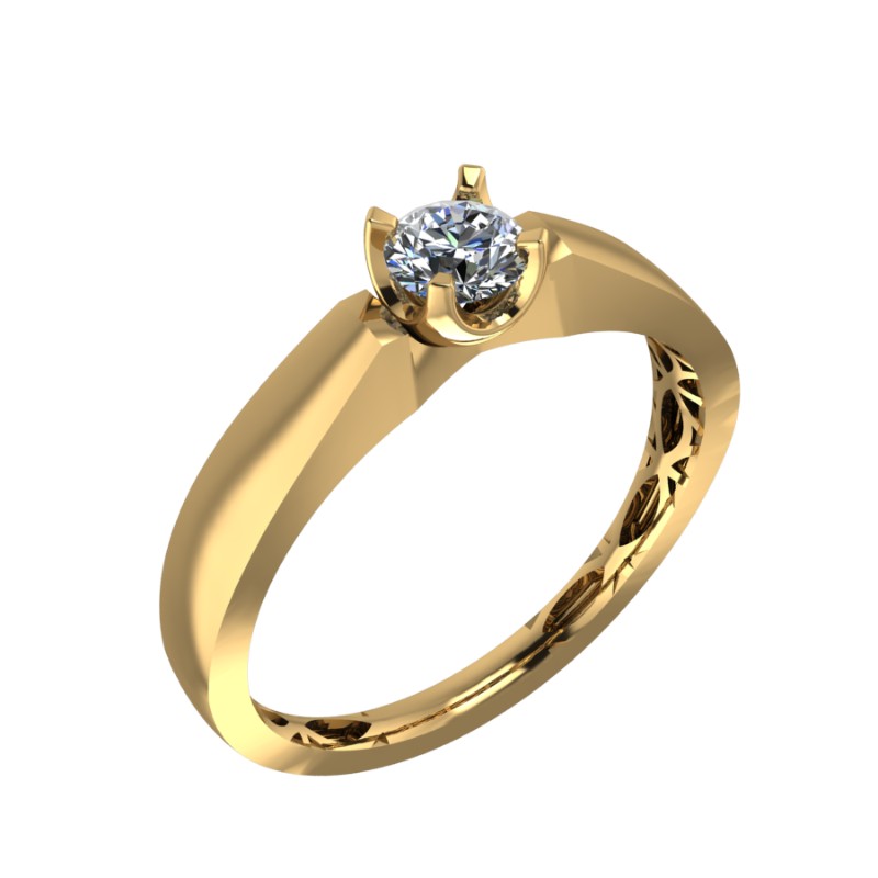 Кольцо из золота 08-118378