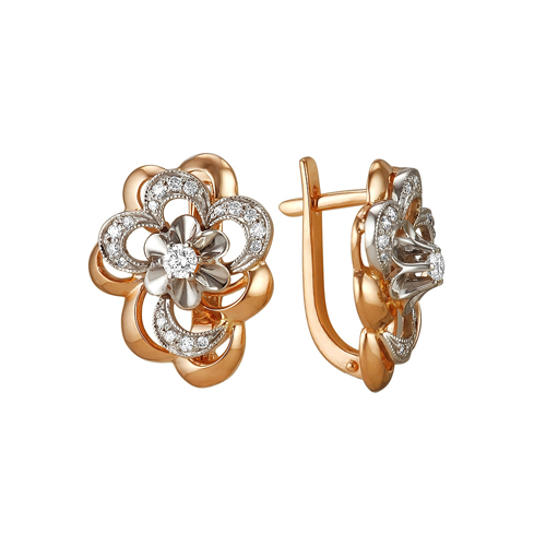 Серьги из золота 2-105-108