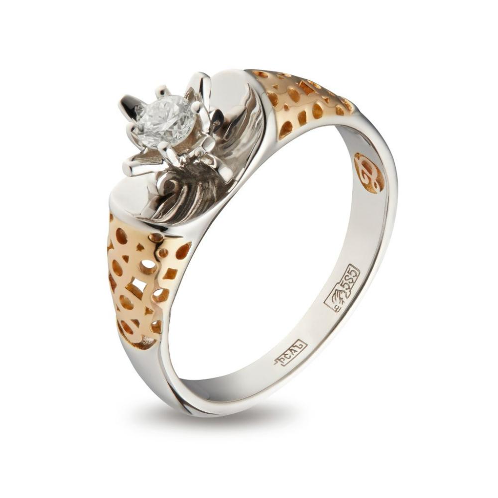 Кольцо из золота 0114Б443/К4412