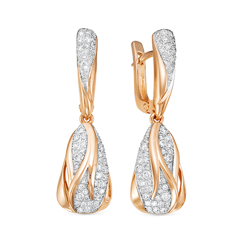 Серьги из золота 02-3084