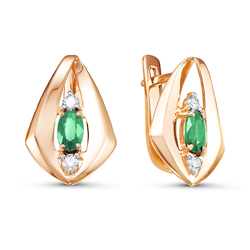 Серьги из золота БР321083