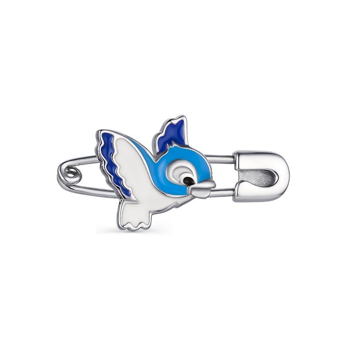 Брошь из серебра 04-1655/ЭМ32-00