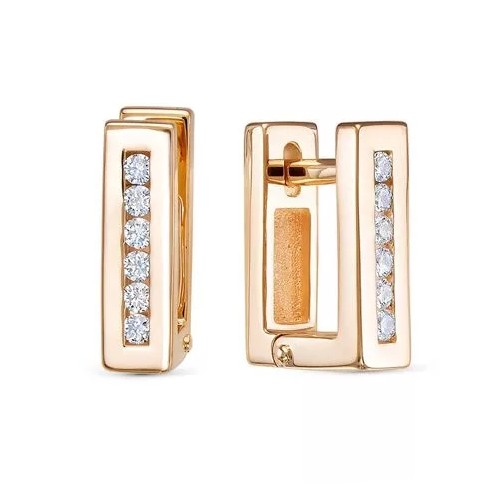 Серьги из золота 2-744-10