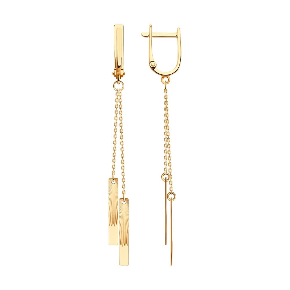 Серьги из золота 51-121-02794-1