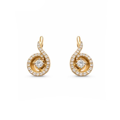 Серьги из золота 06-1-DD-E-104978