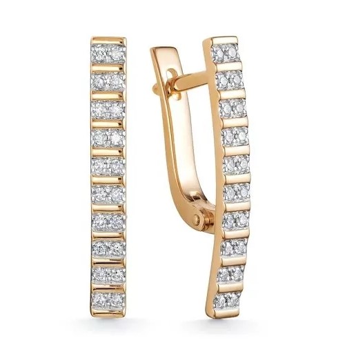 Серьги из золота 2-800-10