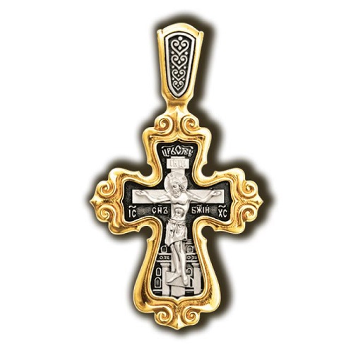 Крест из серебра 8003