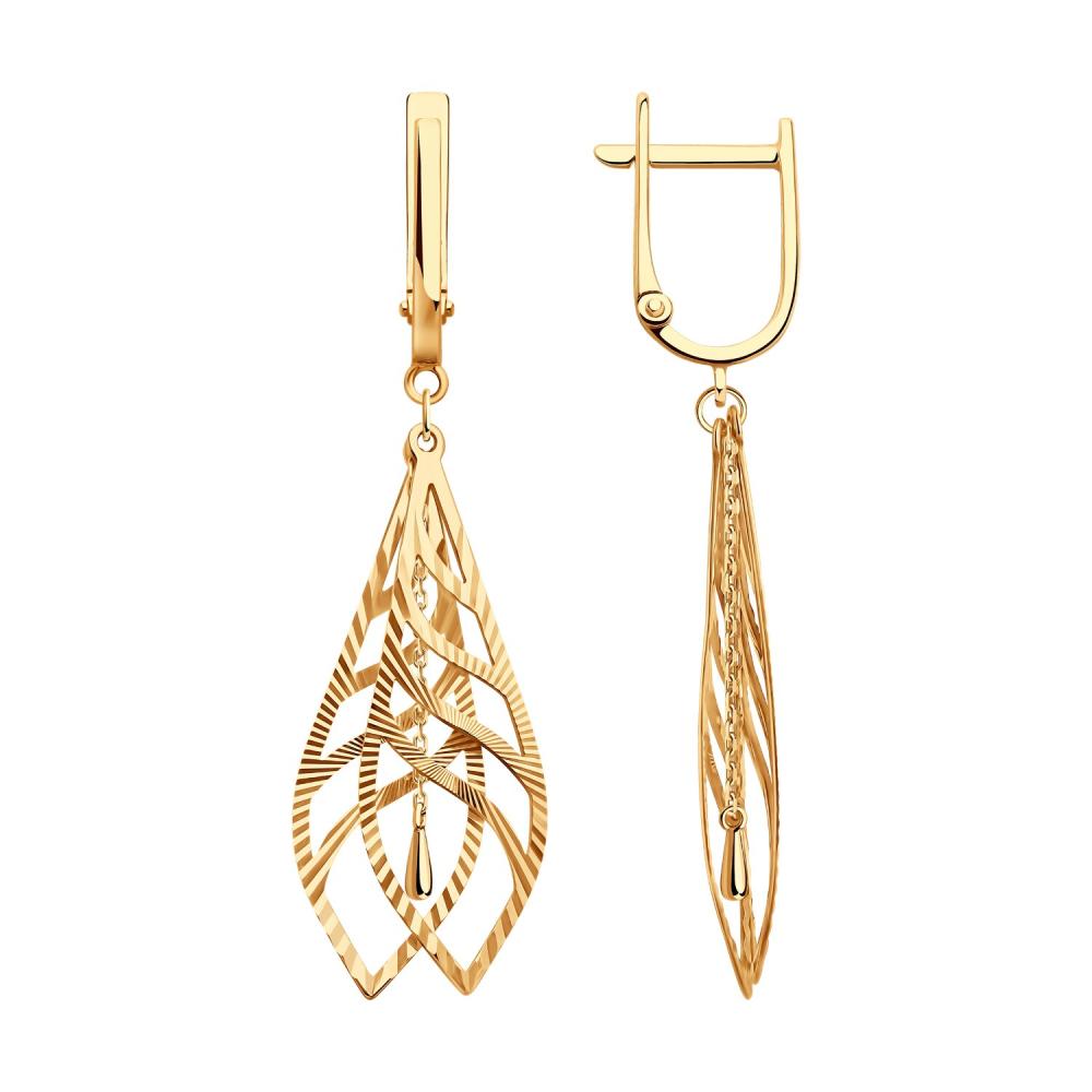 Серьги из золота 51-121-02752-1