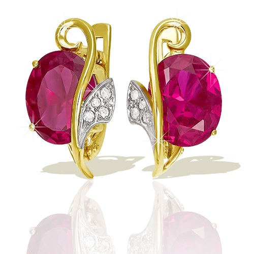 Серьги из золота 2-264