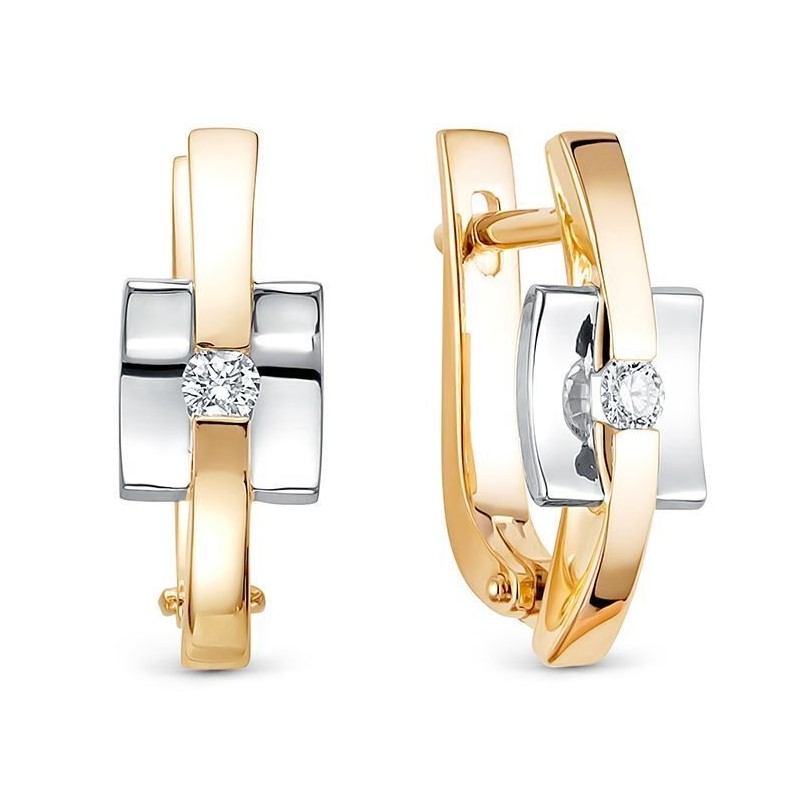 Серьги из золота 2-611-10