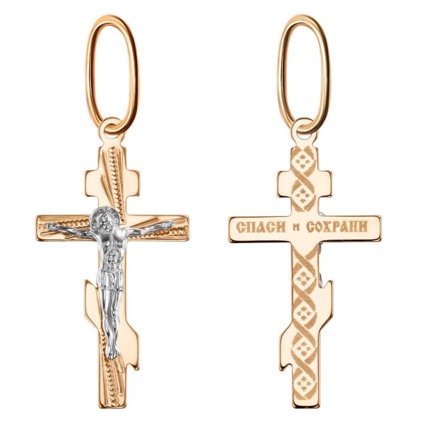 Крест из золота 102-ИХ-18.07-02