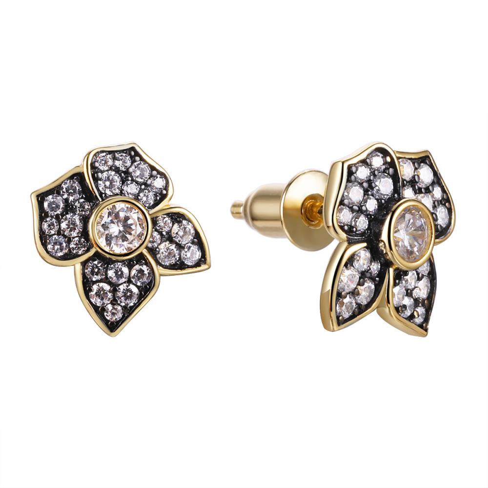 Серьги из серебра CZ-E03497-X-LB-W-X-W