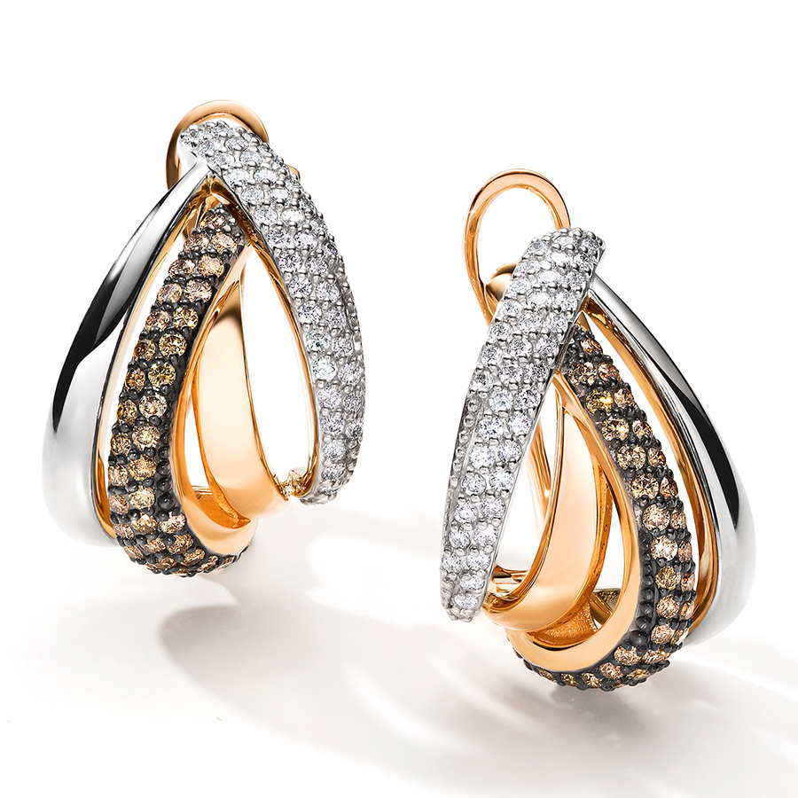 Серьги из золота 25499-117