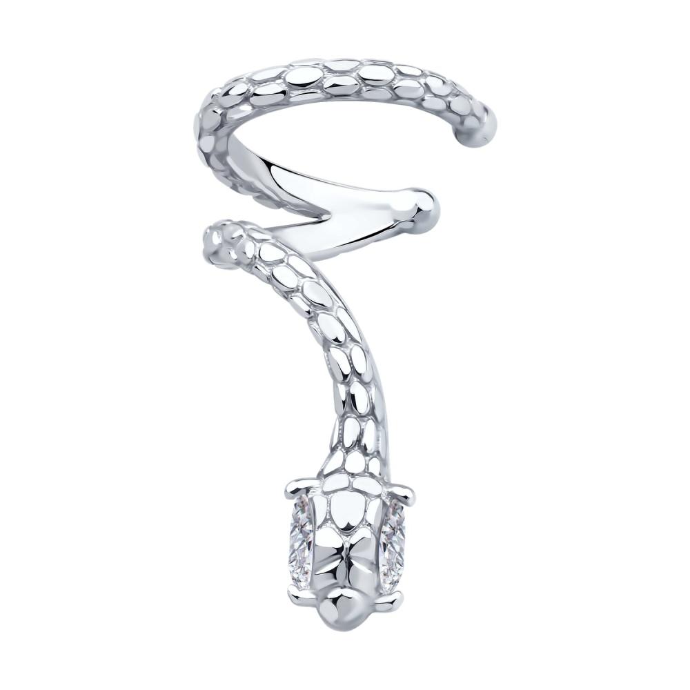 Серьга из серебра 94170375