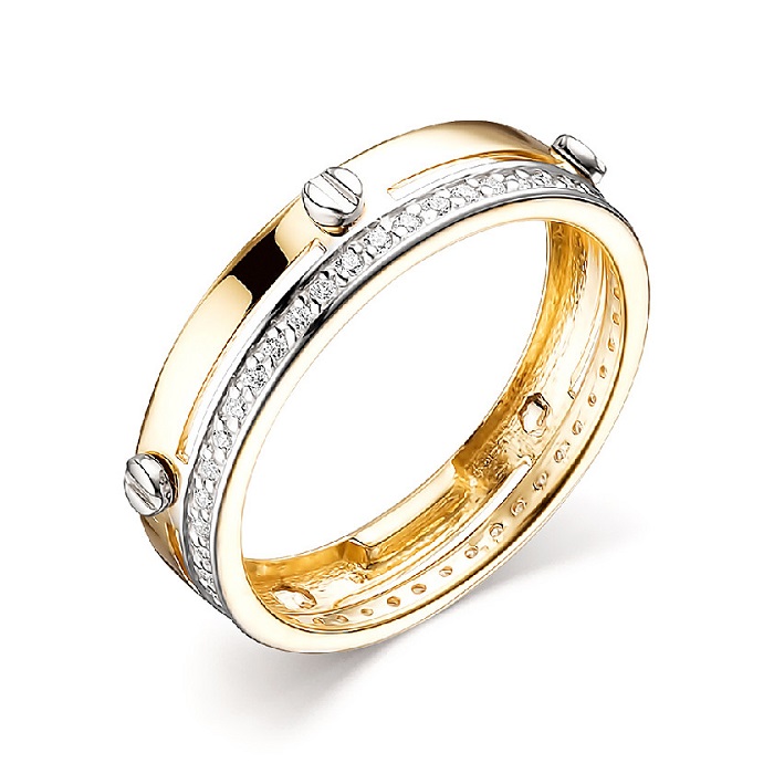 Кольцо из золота к1459_